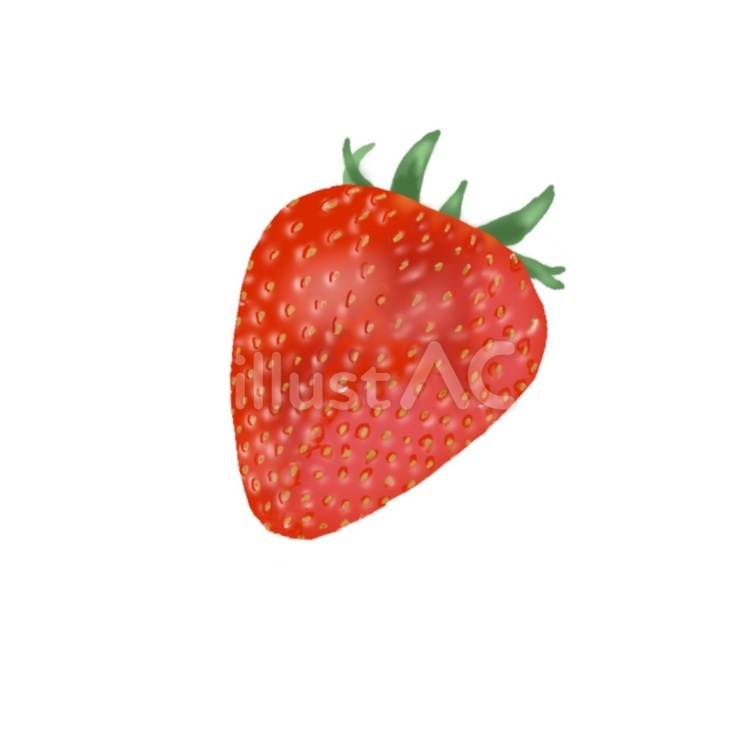 いちご1個 いちご1個 いちご,フルーツ,ヘルシーのイラスト素材