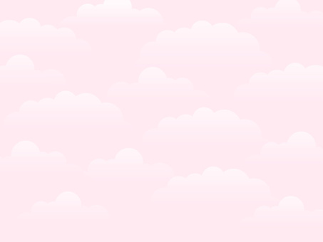 Fancy background illustration of fluffy cute clouds, , JPG and AI