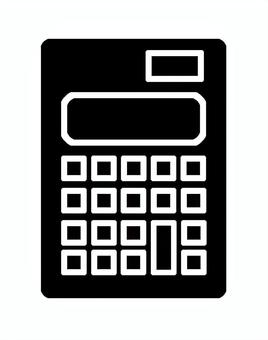 電卓（計算機） 電卓,計算,シンボル,おしゃれ,シンプル,事務用品,文房具,事務,計算機,ステーショナリーのイラスト素材
