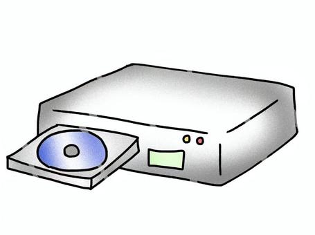 ブルーレイレコーダー ブルーレイレコーダー,レコーダー,dvd,家電,四角,視聴,録画のイラスト素材