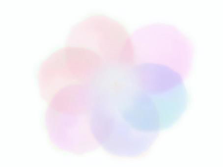 やさしいぼかしパステルカラーの抽象的な花 フラワー,パステル,淡い,やさしい,ふんわり,ぼかし,グラデーション,幻想的,抽象,背景のイラスト素材