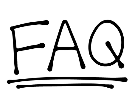 FAQの文字 faq,質問,ヘルプ,疑問,解決,サポート,web,ホームページ,サイト,アプリのイラスト素材