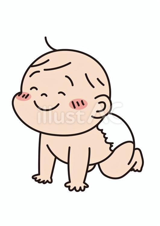 赤ちゃんイラスト - No: 26111687｜無料イラスト・フリー素材なら