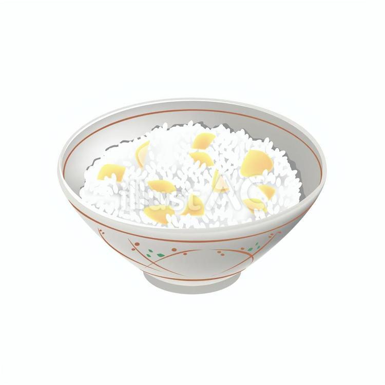 栗ごはん 栗ごはん,ご飯,茶碗のイラスト素材