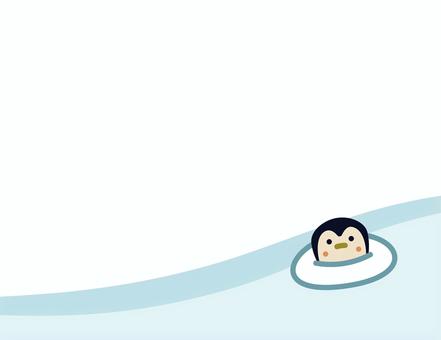 ペンギンと海 ペンギンと海 ペンギン,海,ポストカードのイラスト素材
