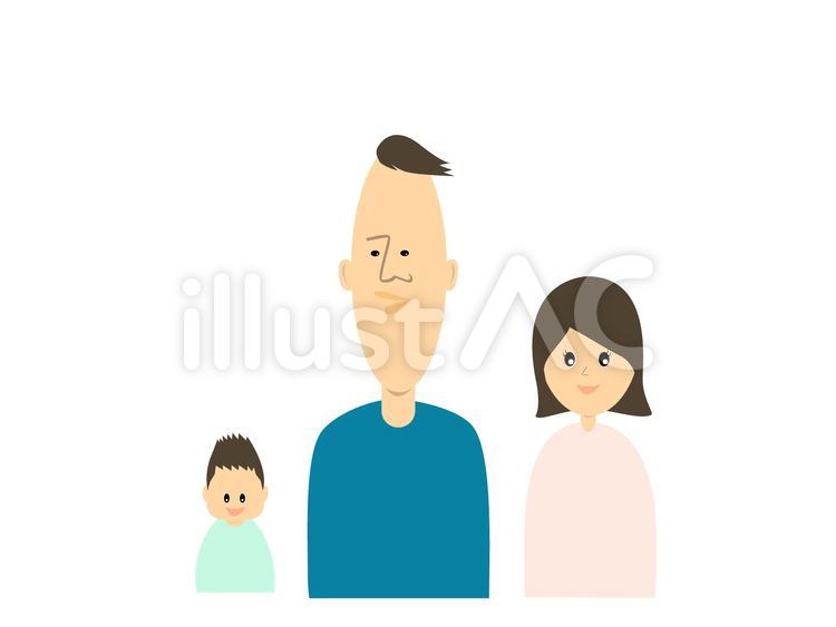 家族 家族,ファミリー,お父さんのイラスト素材