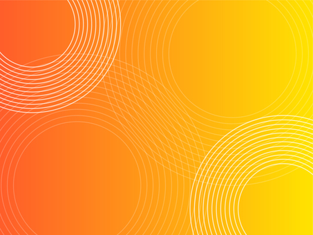 多重ライン円とグラデーション背景オレンジ 背景,グラデーション,オレンジ,ビビット,幾何学,図形,フレーム,円,ライン,多重線のイラスト素材