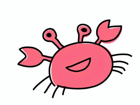 Illustration, summer, crab, simple, JPG, PNG and AI