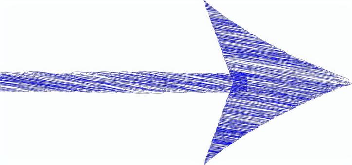 blue doodle arrow, , JPG