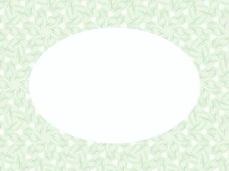 緑の幾何学模様の楕円フレーム64 フレーム,幾何学,背景,枠,飾り枠,囲み枠,緑,楕円,楕円形,幾何学模様のイラスト素材