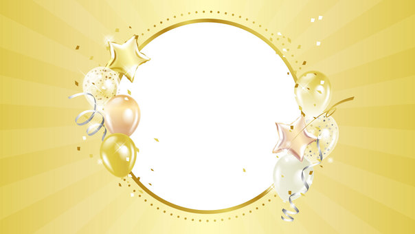 gold balloon, JPG and AI gold balloon, gold, balloon, confetti, JPG and AI
