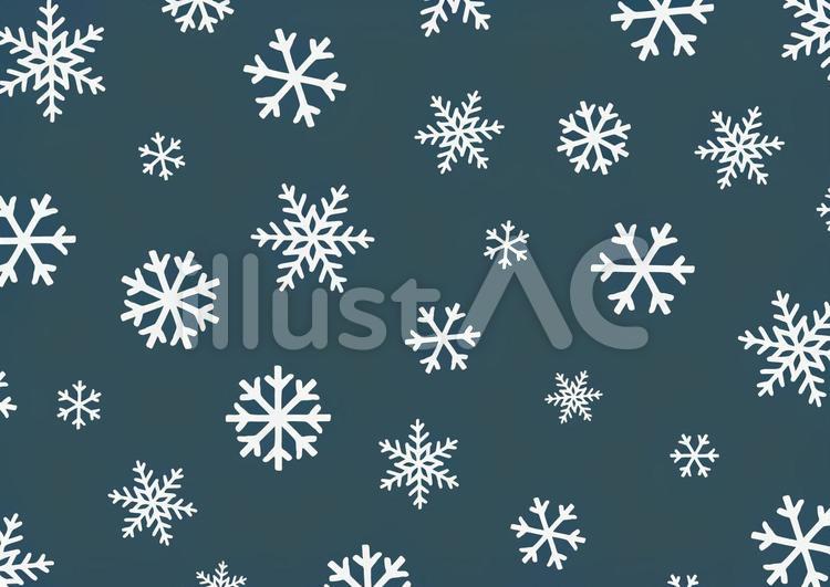 雪の結晶 レトロ,クリスマス,雪の結晶のイラスト素材