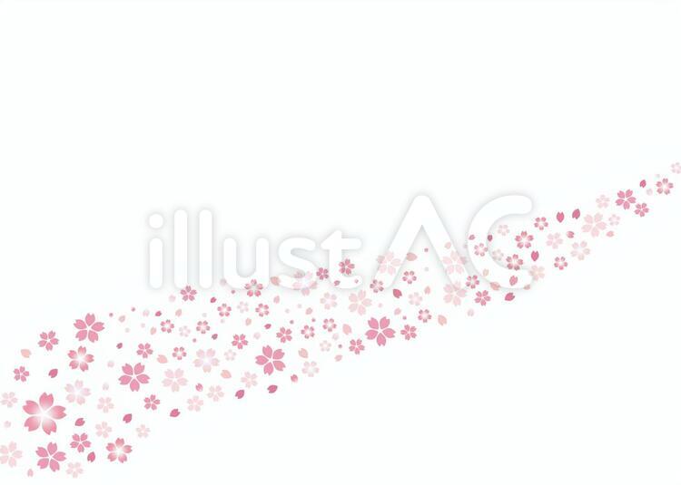 桜　フレーム　素材 桜,フレーム,春のイラスト素材