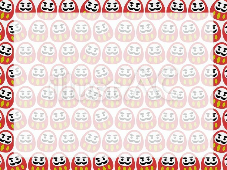 だるまの背景2 だるま,達磨,背景のイラスト素材