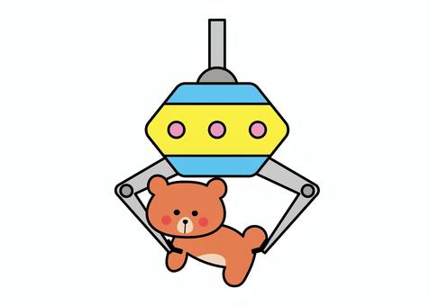 UFOキャッチャー ufoキャッチャー,クレーンゲーム,クレーンキャッチャー,アーケードゲーム,アーム,ユーフォーキャッチャー,ゲーセン,ゲームセンター,景品,ぬいぐるみのイラスト素材