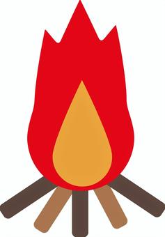 焚火アイコン 炎,焚火,火,燃える,アイコン,熱い,火遊び,マッチ,火事,ガスのイラスト素材