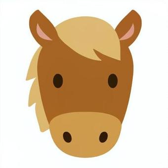 午年の可愛い馬4