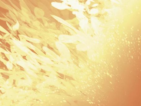 彩花の庭-イエローオレンジ04 イエロー,オレンジ,光のイラスト素材