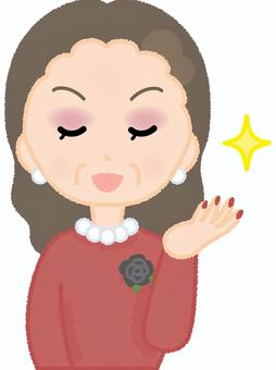 Illustration, fem, kaputusan nampilake, bangga, 