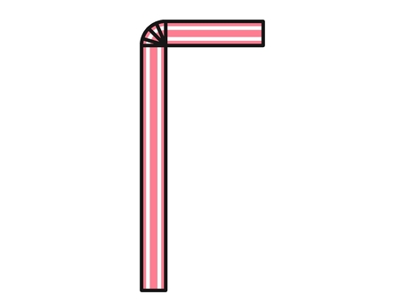 Illustration, straw, icon, item, 