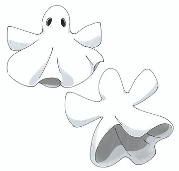 お化け お化け,幽霊,ゴースト,ハロウィン,10月,イベント,怖いのイラスト素材