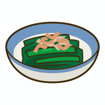 ほうれん草のおひたし ほうれん草,おひたし,野菜,料理,おかず,和食,食べ物のイラスト素材