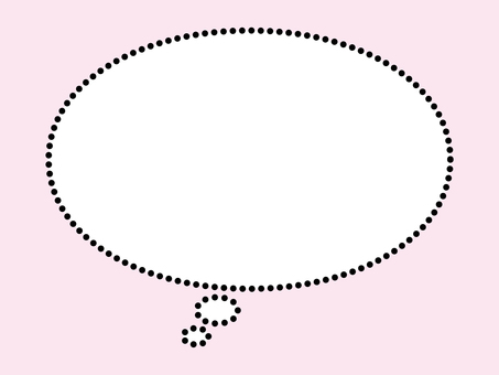 シンプルな吹き出しBタイプ02 吹き出し,ふきだし,フレーム,枠,線画,シンプル,囲み,雲,漫画,コメントのイラスト素材