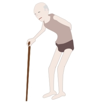 old man, old man, people, cane, JPG and PNG