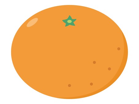 みかんのイラスト みかん,ミカン,くだもの,果物,冬,旬,オレンジ,フルーツ,ベクター,かわいいのイラスト素材