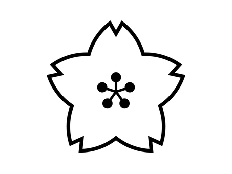 桜の花アイコン 桜の花アイコン 桜,花,植物,春,アイコン,和,3月,4月,花びら,かわいいのイラスト素材