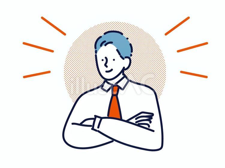 男性リーダーのイメージイラスト リーダーシップ,指導力,統率力のイラスト素材