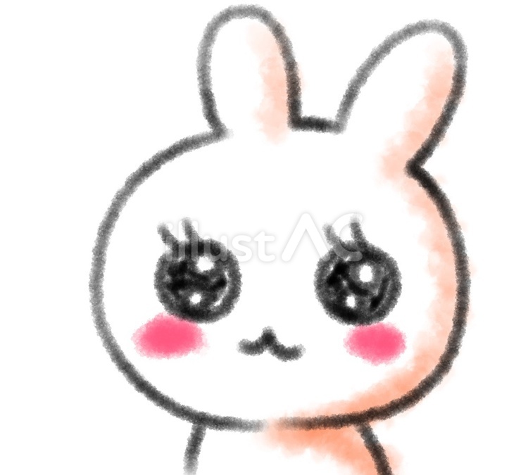 ときめく瞳うるうる可愛いうさぎ うさぎ,動物,可愛いのイラスト素材