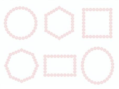 Illustration, frame, race, pink, 