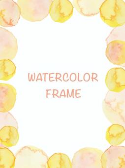 Illustration, watercolor, frame, watercolor painting, JPG, PNG and AI