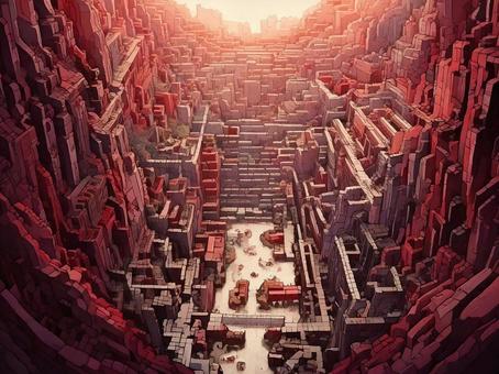 Fantasy and game-style dungeon maze, JPG Fantasy and game-style dungeon maze, dungeon, get lost, game, JPG