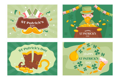 Illustration, st. patrick's day, march 17th, leprechaun, 