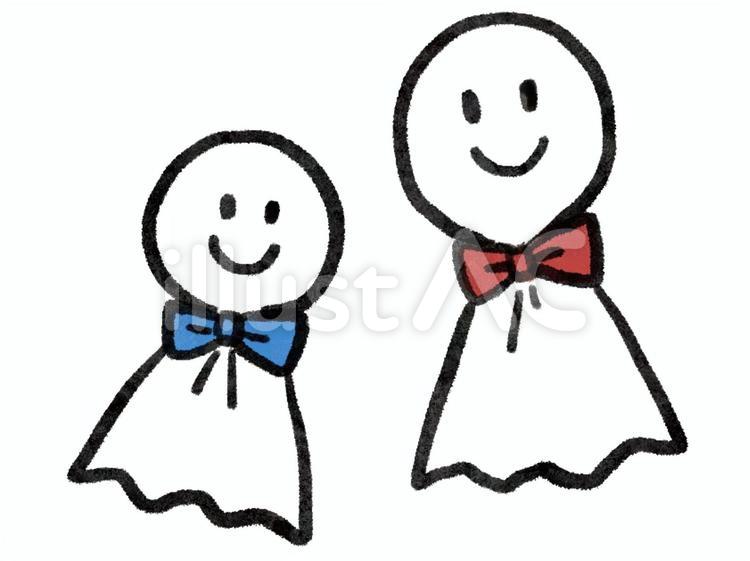 てるてる坊主 てるてる坊主,かわいい,シンプルのイラスト素材