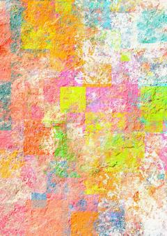 Holography color abstract painting background 2, gradation, pastel, hand drawn, JPG