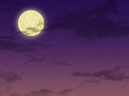 Illustration, full moon, moonlight, month, 