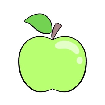 Illustration, apple, fruit, food, 