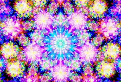 A kaleidoscope of spring flowers, kaleidoscope, beautiful, postcard, JPG