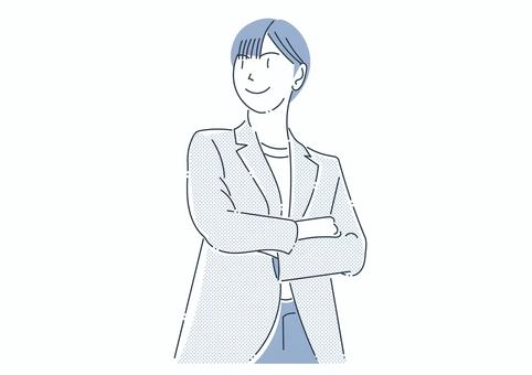 business woman folding arms, JPG, PNG and EPS business woman folding arms, , JPG, PNG and EPS