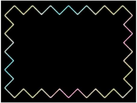ギザギザフレ−ム　パステル ギザギザ,フレ−ム,ポストカード,メッセージカード,飾り枠,あしらい,ザラザラ,ノイズ,グラデーション,パステルカラーのイラスト素材