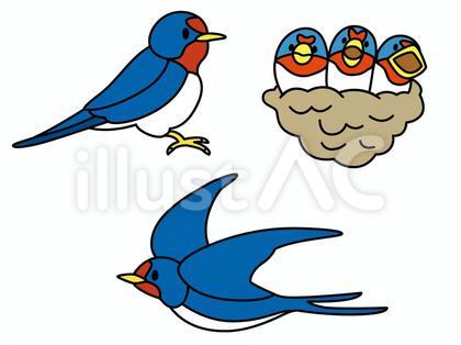 ツバメのイラスト