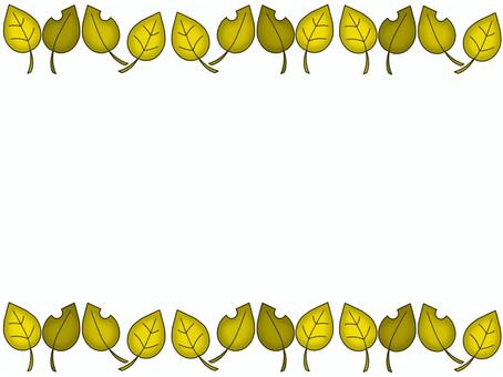 落ち葉のフレ−ム