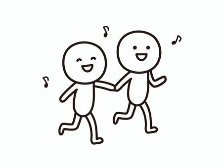 Illustration, sing, song, good feeling, 