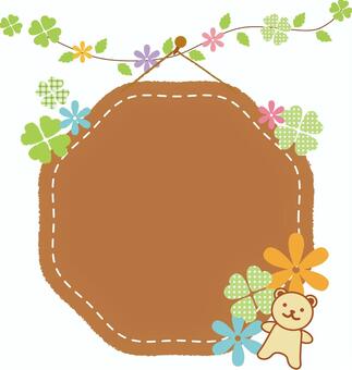 Bear frame, frame, frame, decorative frame, JPG, PNG and AI