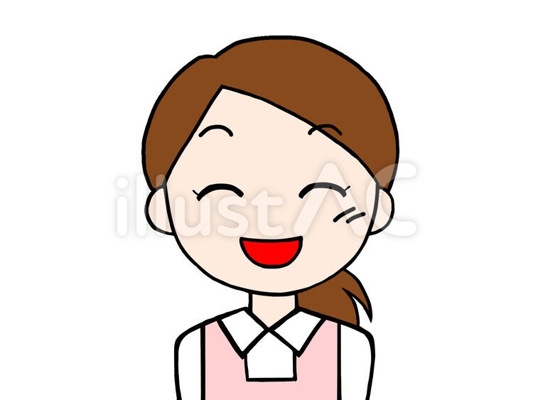 介護　女性　笑顔 介護,女性,笑顔のイラスト素材