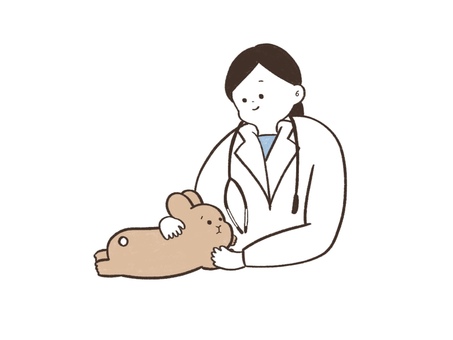 Veterinarian and rabbit, JPG and PNG Veterinarian and rabbit, a veterinarian, animal hospital, doctor, JPG and PNG