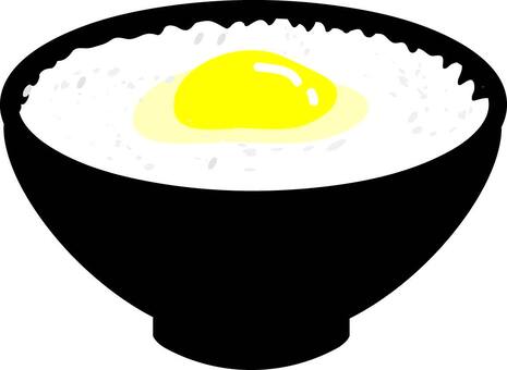 Egg over rice, , JPG, PNG and AI